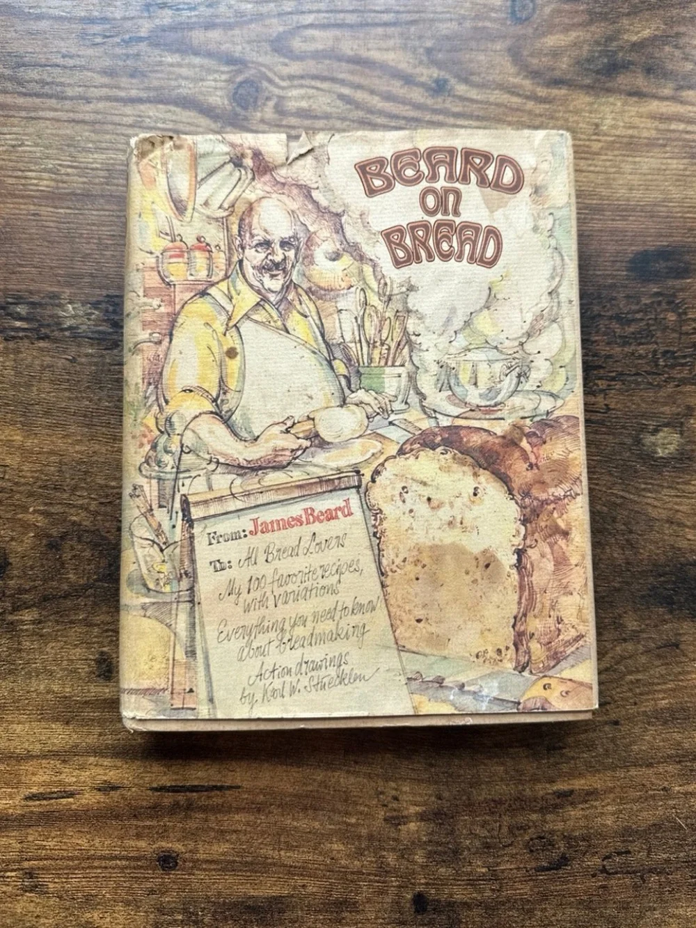 James Beard Beard on Bread Vintage 1973 Hardcover Cookbook